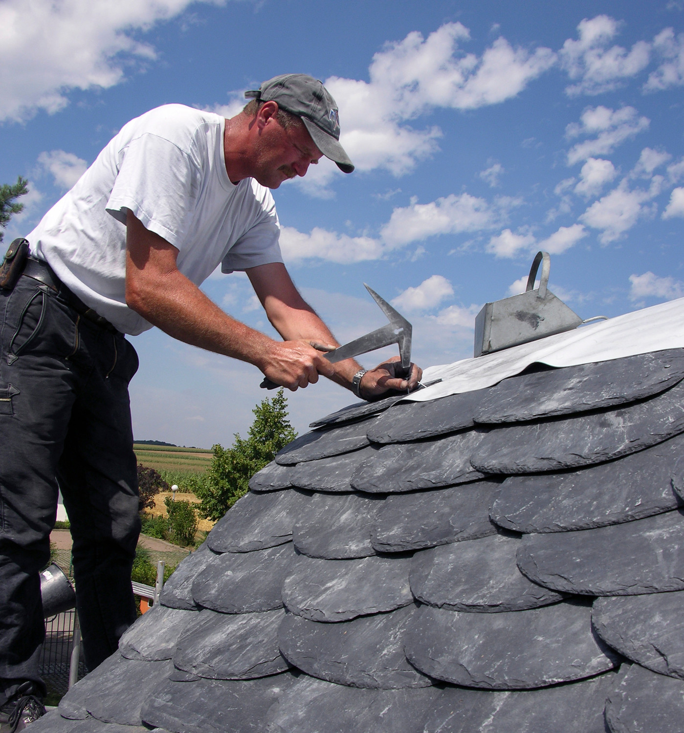 Wilde Deckung | Schiefer | Deckungsarten | Baunetz_Wissen
