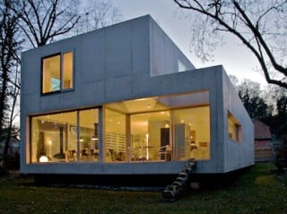 Graues Haus in München | Dämmstoffe | Wohnen | Baunetz_Wissen