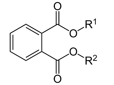 Chemische Zeichen eines o-Phthalsäuretester