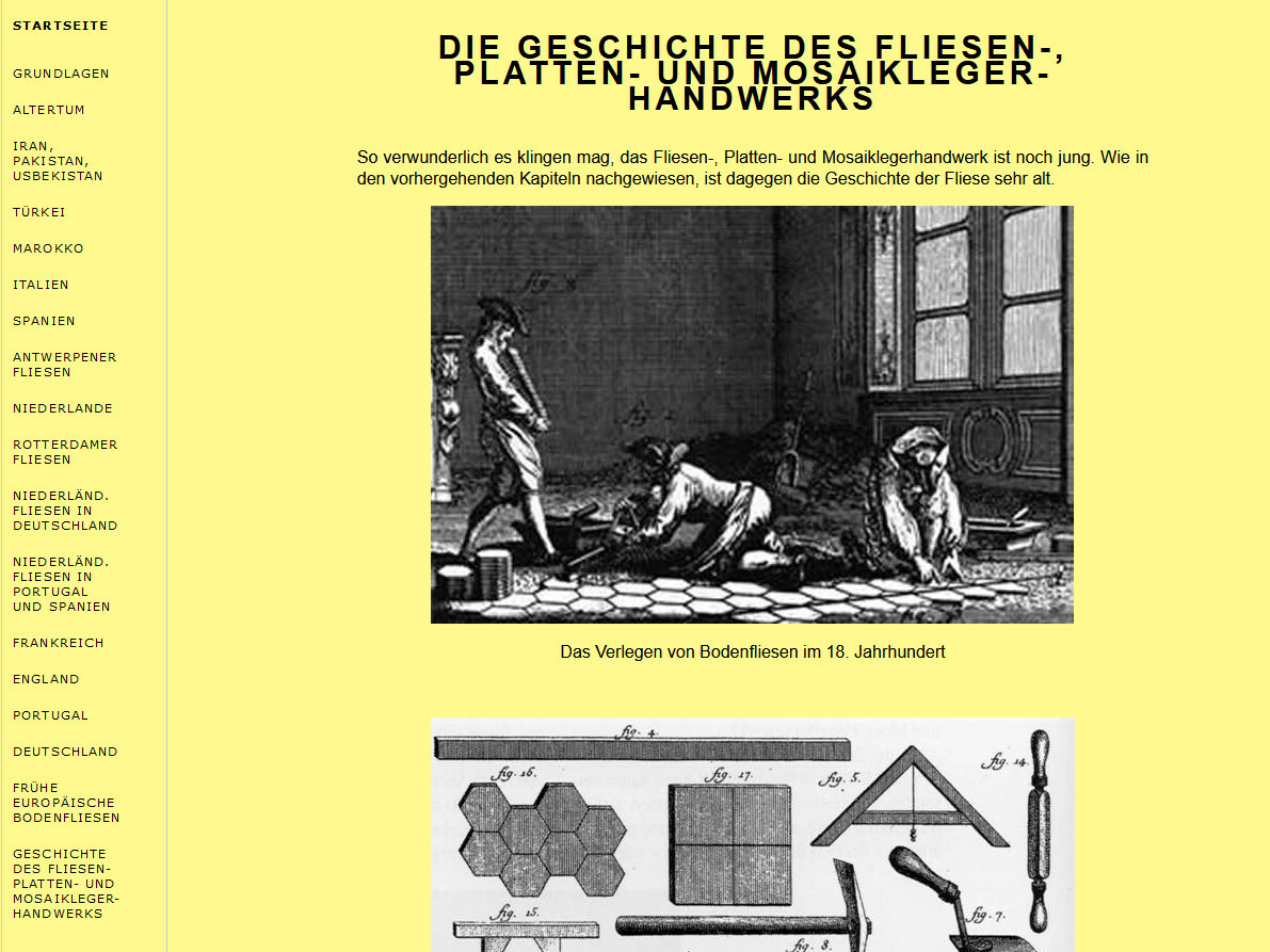 Geschichte der Fliese