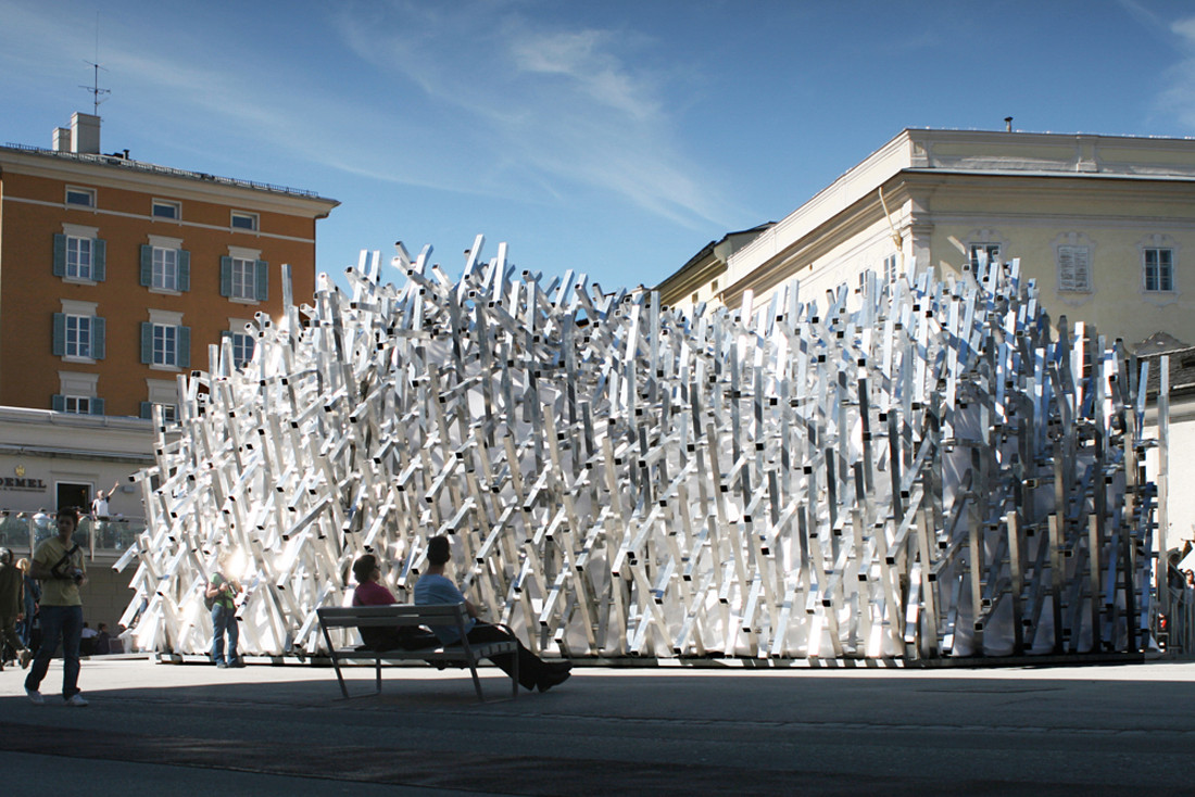 Pavillon „White Noise“ in Salzburg