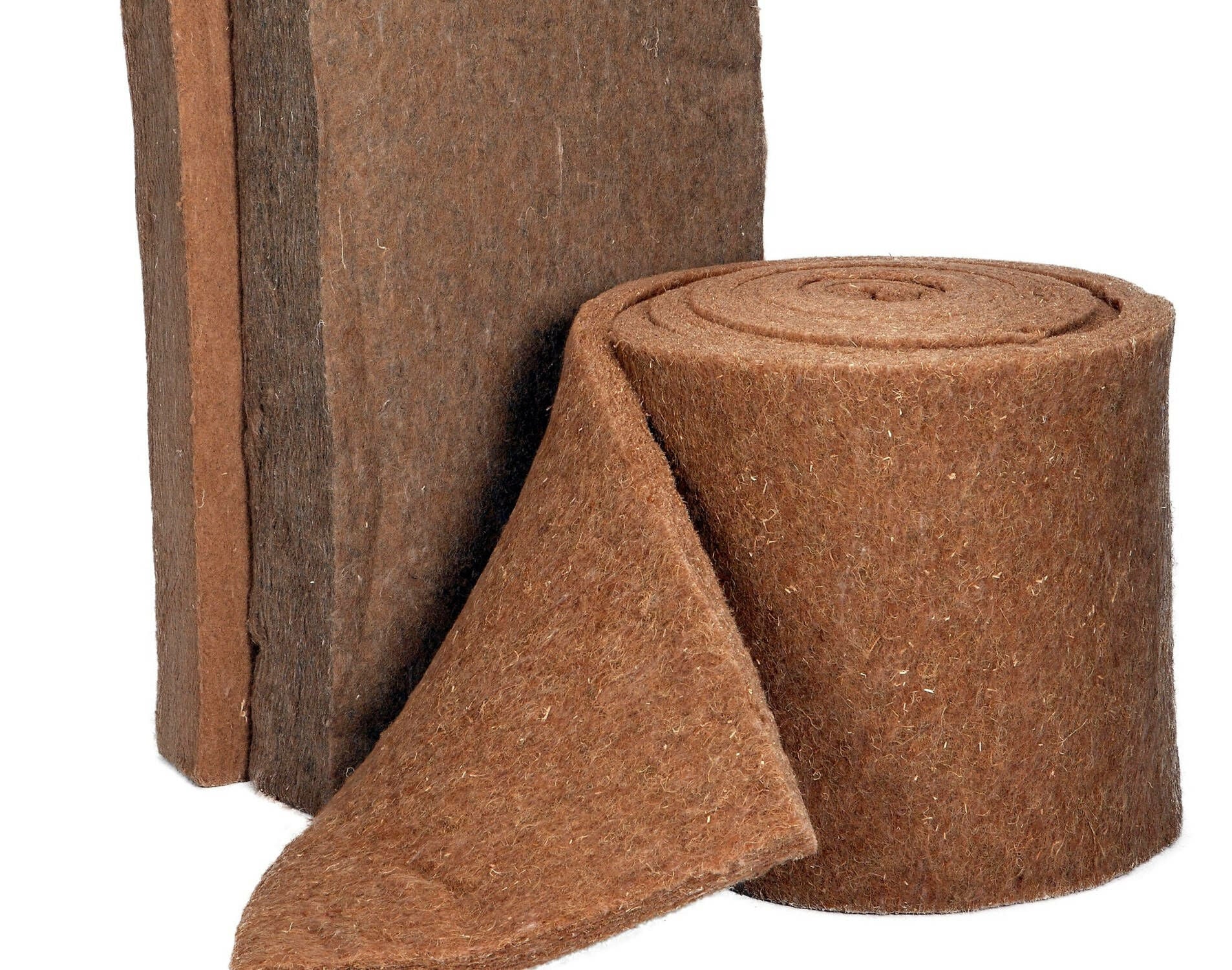 Der Dämmstoff besteht zu 100% aus natürlichen Bestandteilen.