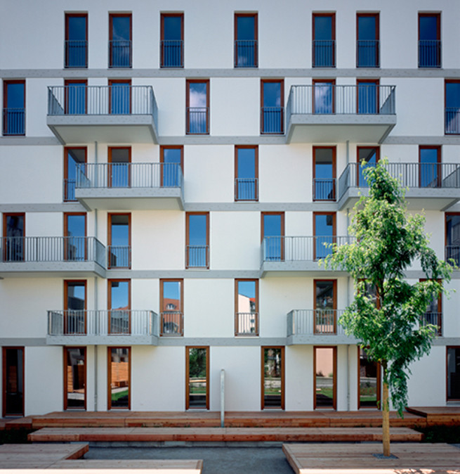 Fassade auf der Hofseite