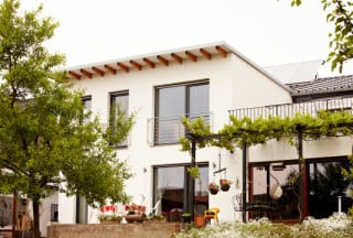 Das Wohnhaus nach der Sanierung
