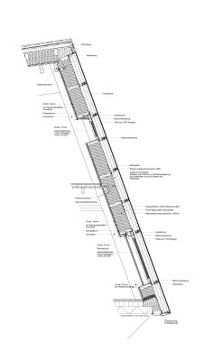 Detailschnitt Fassade