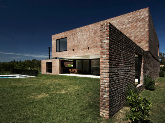 Chacabuco-Ziegelstein wählten die Architekten als Mauersteine