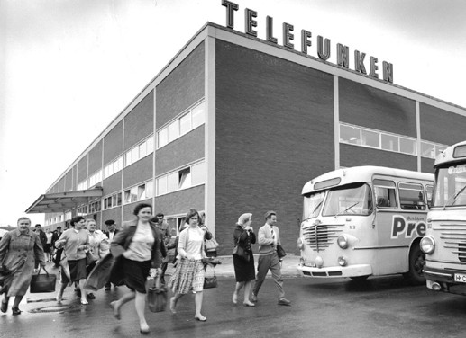 Der Bestand war ein Zweitwerk von Telefunken