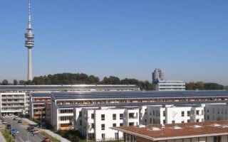 Zum Solarprojekt gehören elf Gebäude mit über 300 Wohnungen