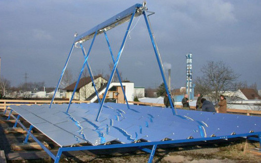 Konzentrierender Fresnel Prozesswärme-Kollektor
