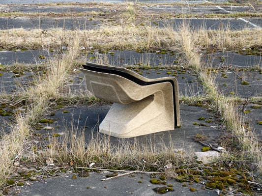 Stapelstuhl aus Naturfasern
