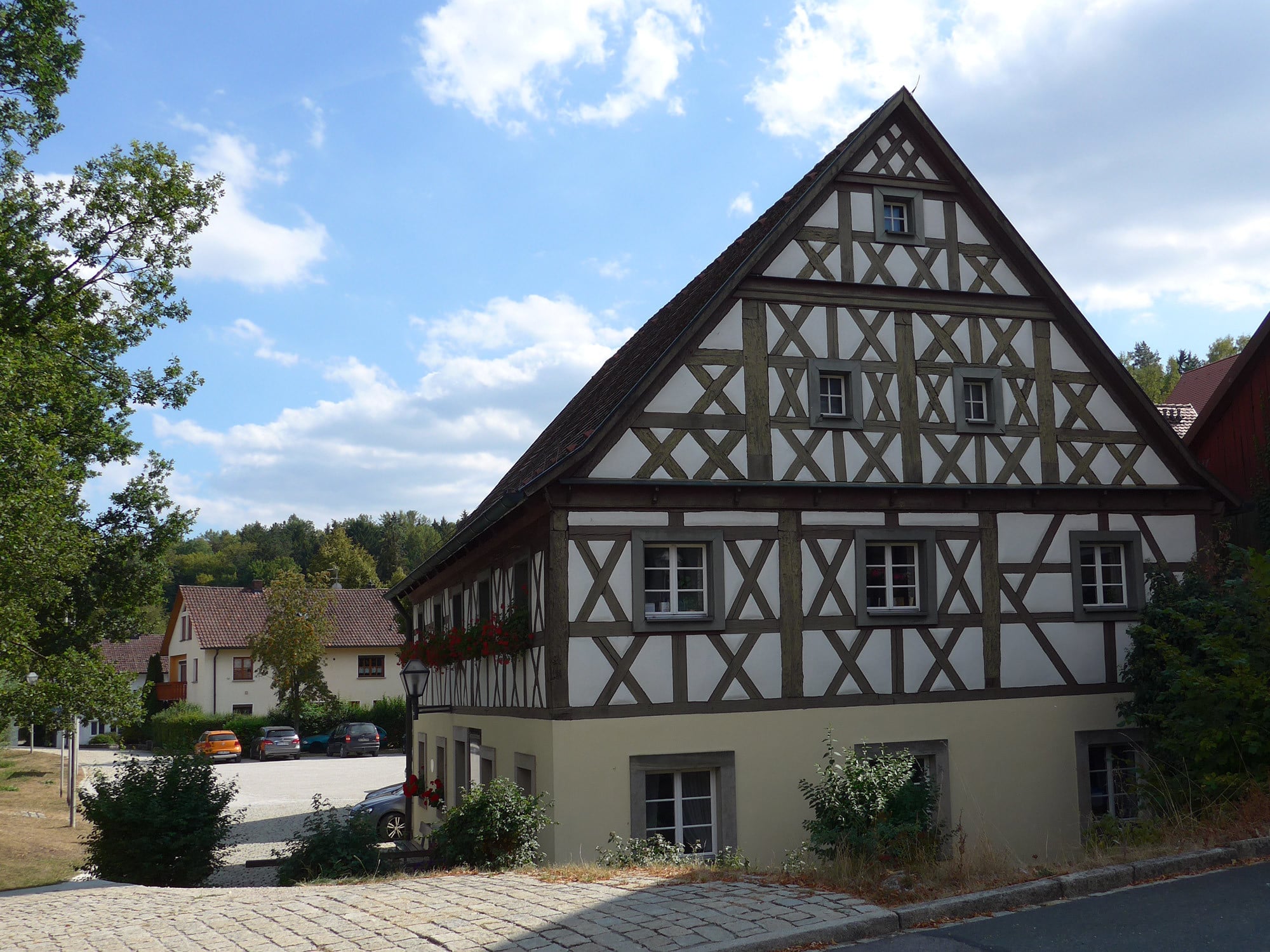 Fachwerkhaus im bayerischen Heiligenstadt