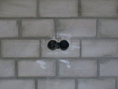 Unterputz-Installation