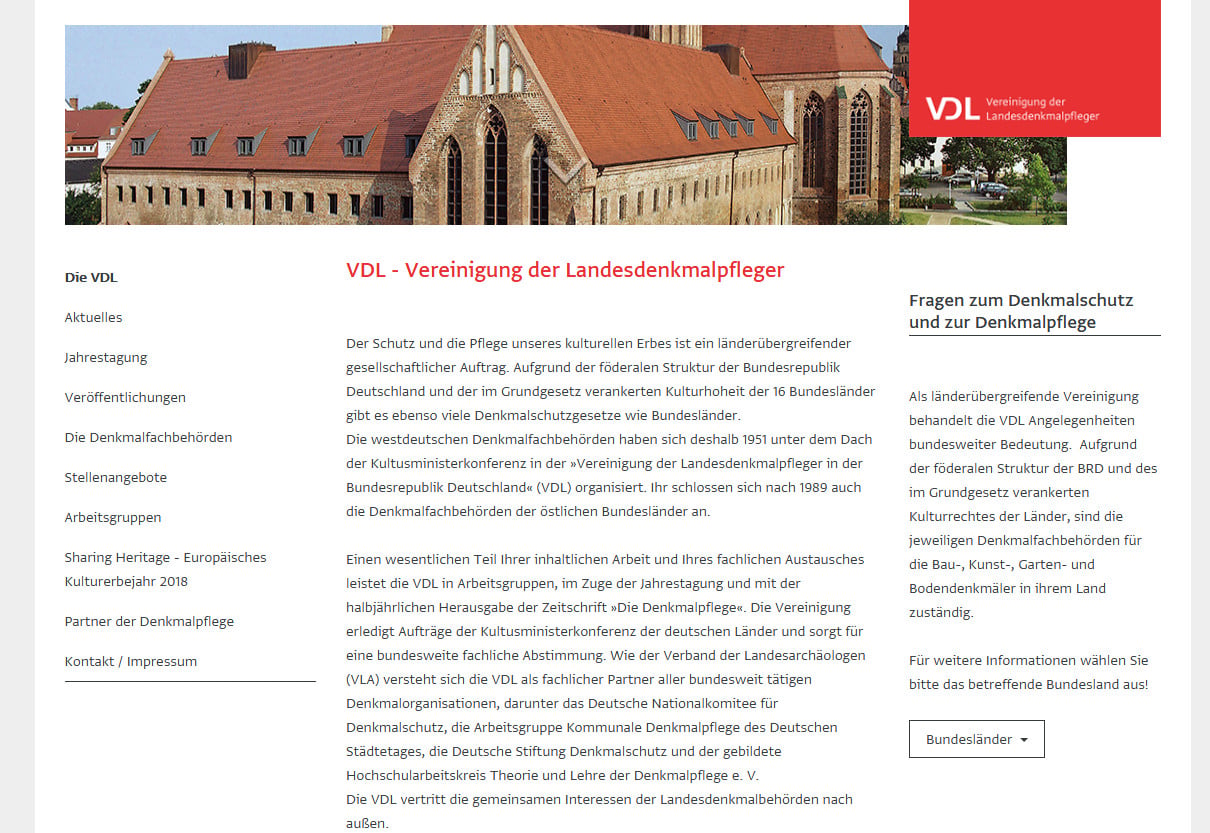 Branchenindex zur Denkmalpflege