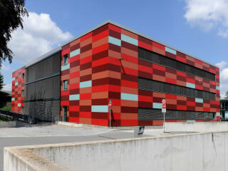 VHF am Baustofflabor der Detmolder Schule für Architektur und Innenarchitektur