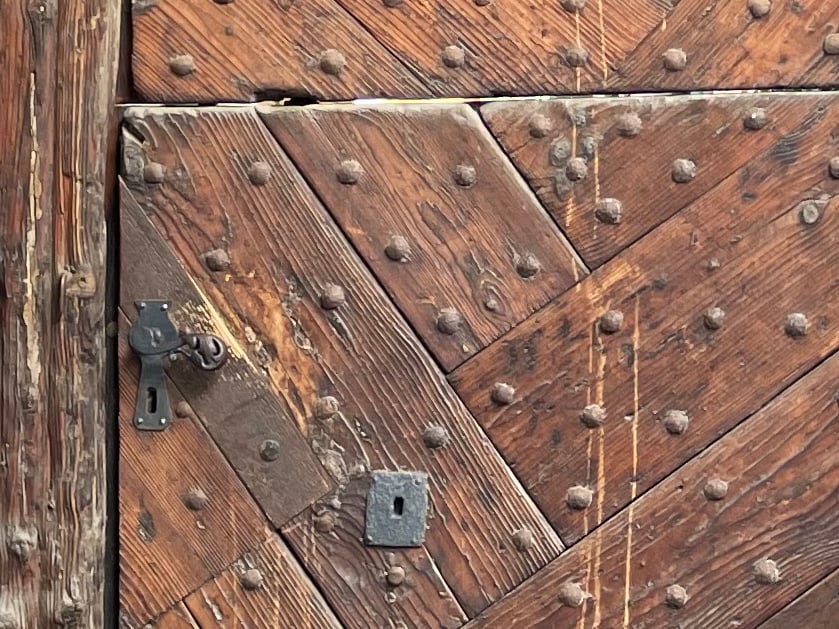 Detail Tür Fachwerkhaus Quedlinburg