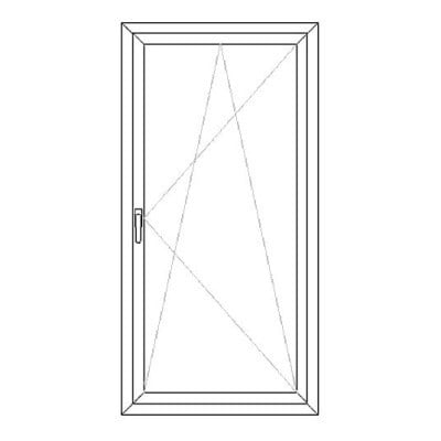 Drehkippflügel Fenstertür rechts