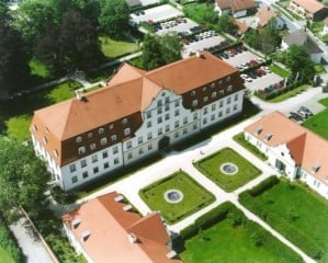 Vogelschau des Schlosses