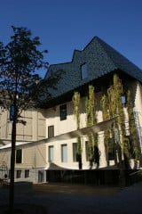 Das neue Dach bedeckt den im Jahr 1917 errichteten Erweiterungsbau des Museums