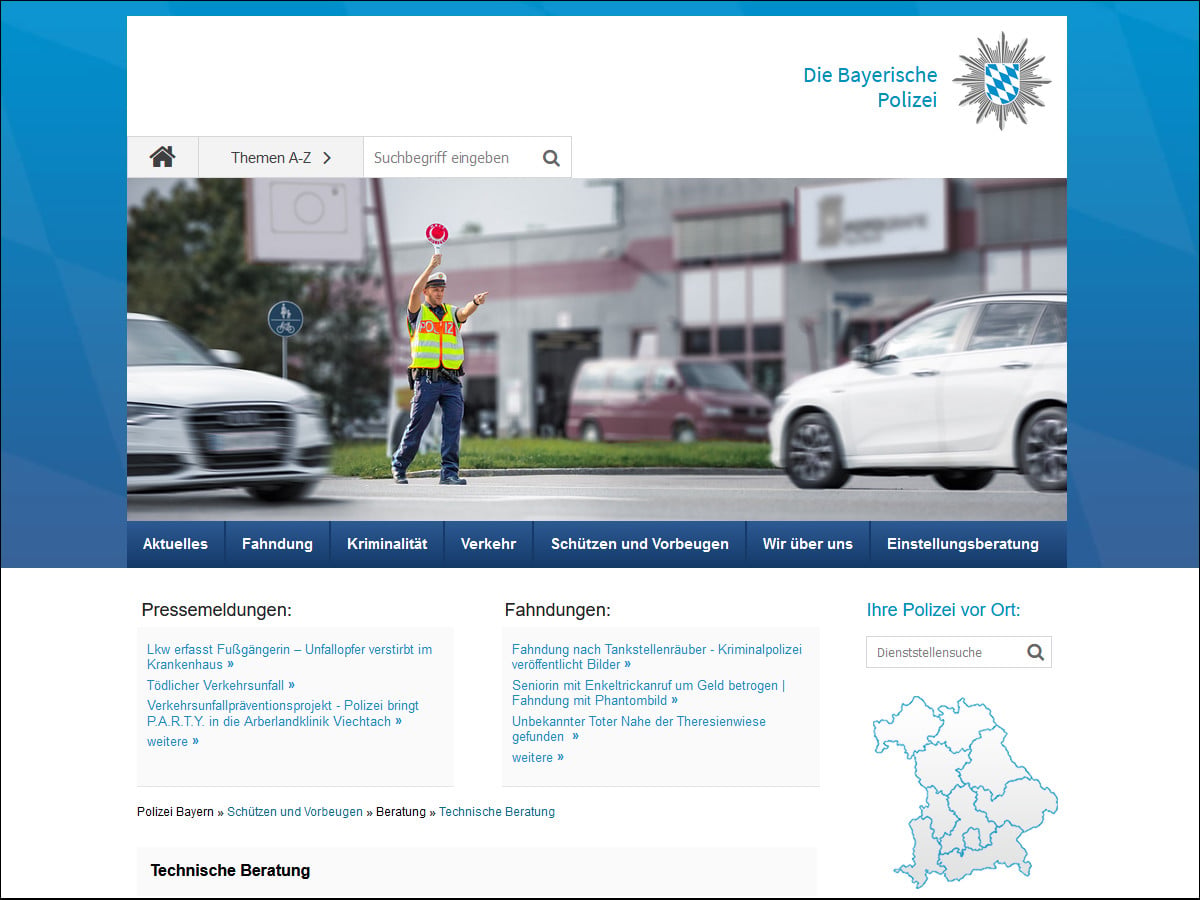 Technische Beratung zum Einbruchschutz