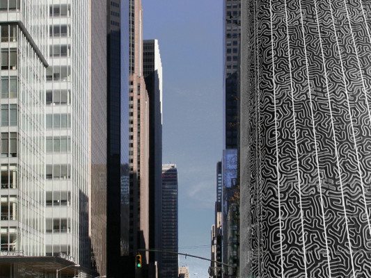 Nahaufnahme der Fassade (Rendering)