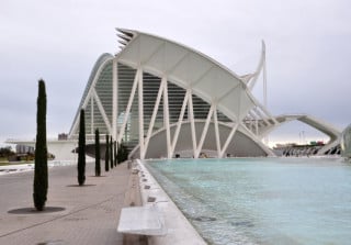 Museu de les Ciencies Príncipe Felipe in Valencia, Architekt: Santiago Calatrava