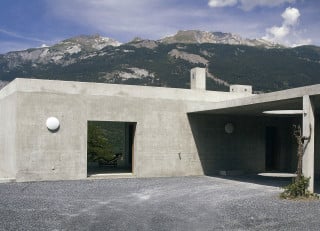 Leichtbeton an einem Einfamilienhaus in Chur; Architekt: Patrick Gartmann
