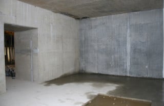 Schwerbetonwände von teils 1,85 Meter Dicke im Marien Hospital Düsseldorf