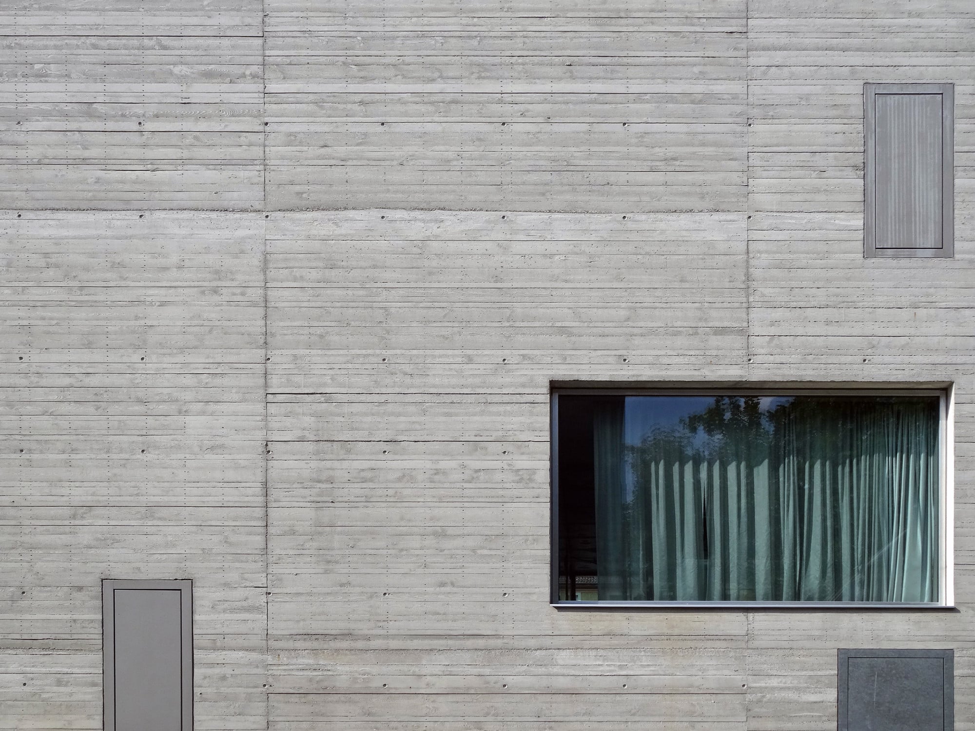 Sichtbeton am Ateliergebäude in Berlin Moabit