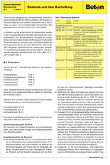 B  1 – Zemente und ihre Herstellung