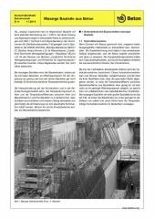 B 11 – Massige Bauteile aus Beton