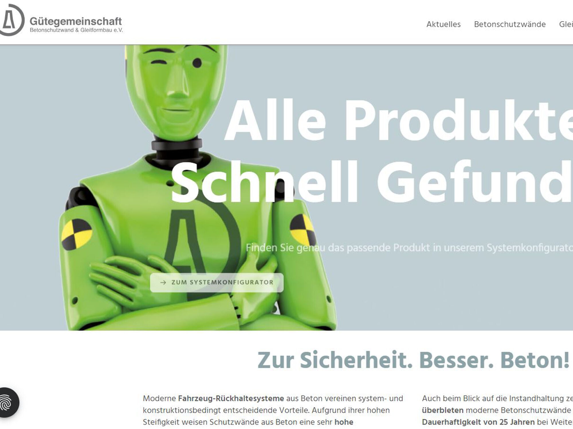 Gütegemeinschaft Betonschutzwand & Gleitformbau