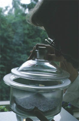 Geruchsprüfung im Labor