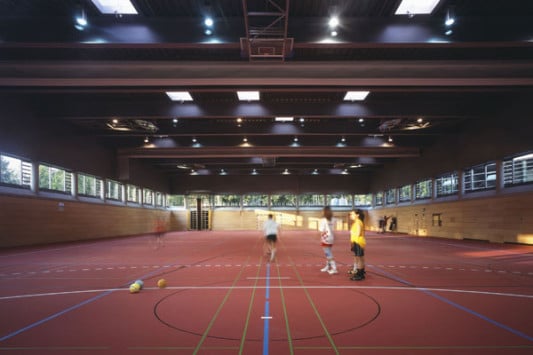 Sportbodenbelag in der Weinbrennerschule in Karlsruhe