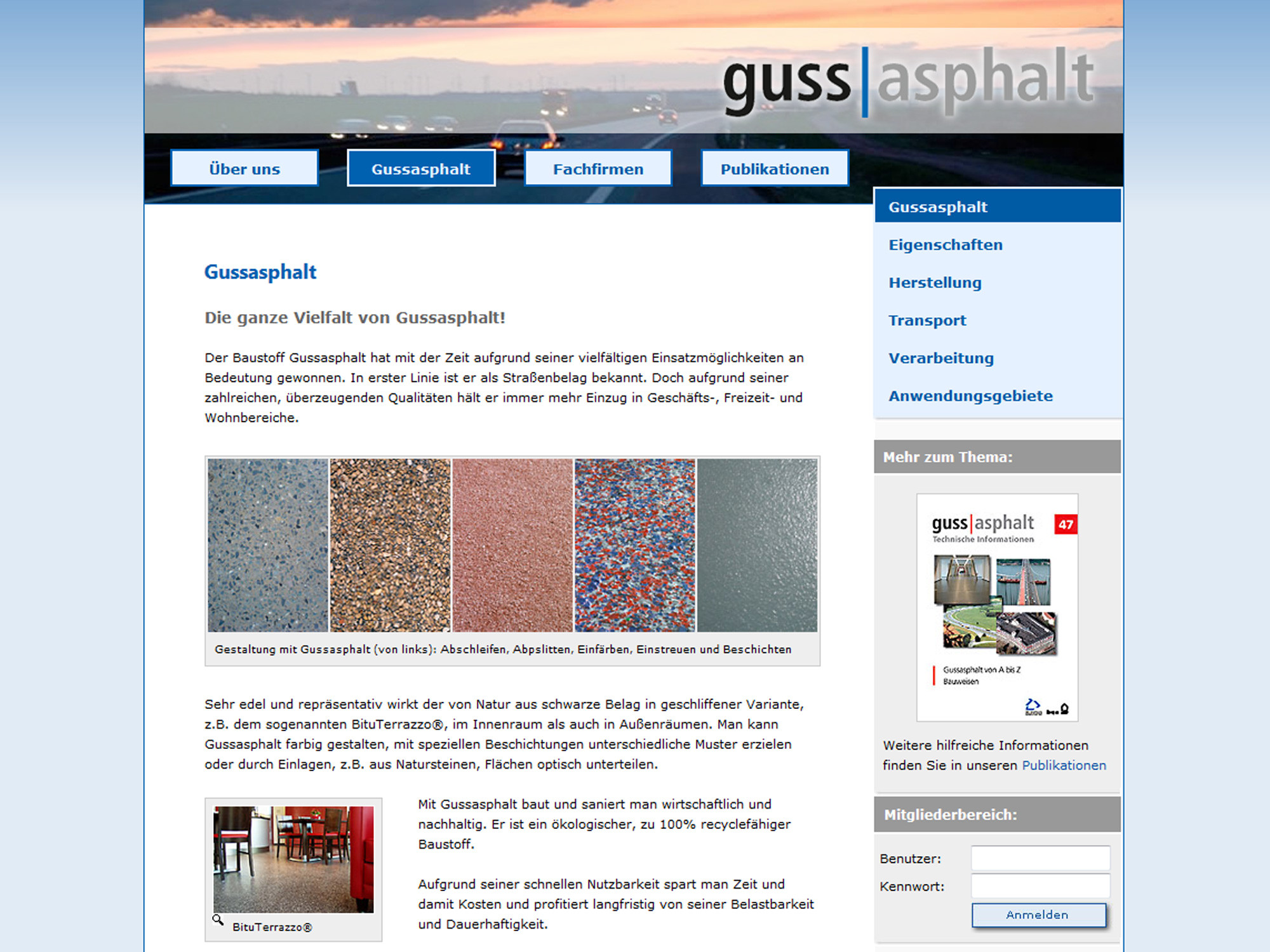 Beratungsstelle für Gussasphaltverwendung