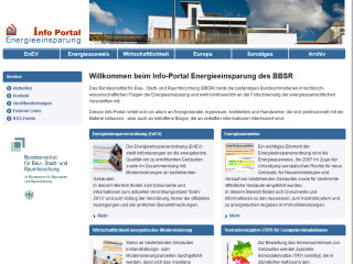 BBSR-Infos zur Energieeinsparung