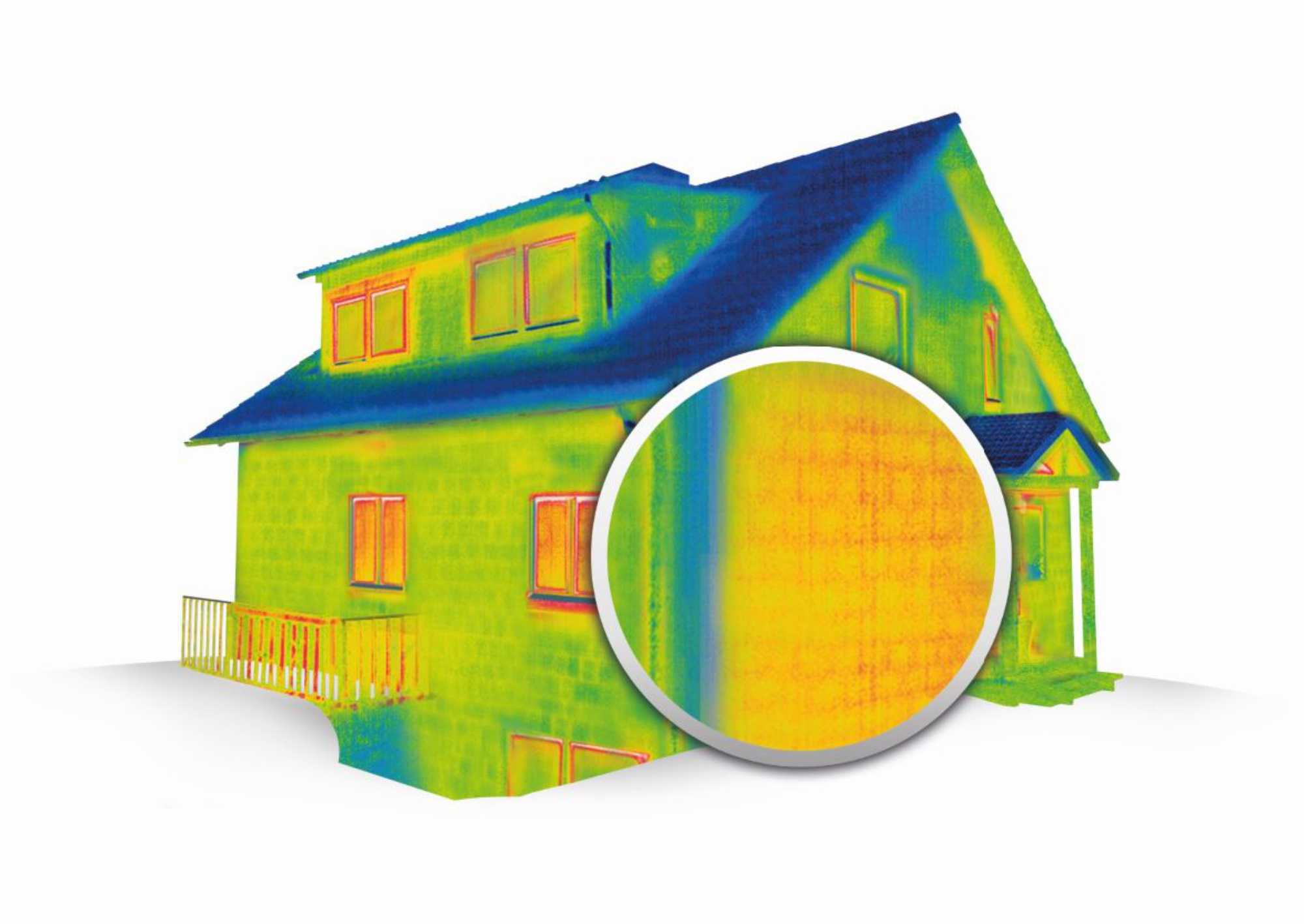 Linienförmige Wärmebrücken treten an Kanten zwischen flächigen Bauteilen auf, punktförmige im Bereich von auskragenden Trägern oder an Ecken im Schnittpunkt mehrerer linienförmiger Wärmebrücken (Kanten). 