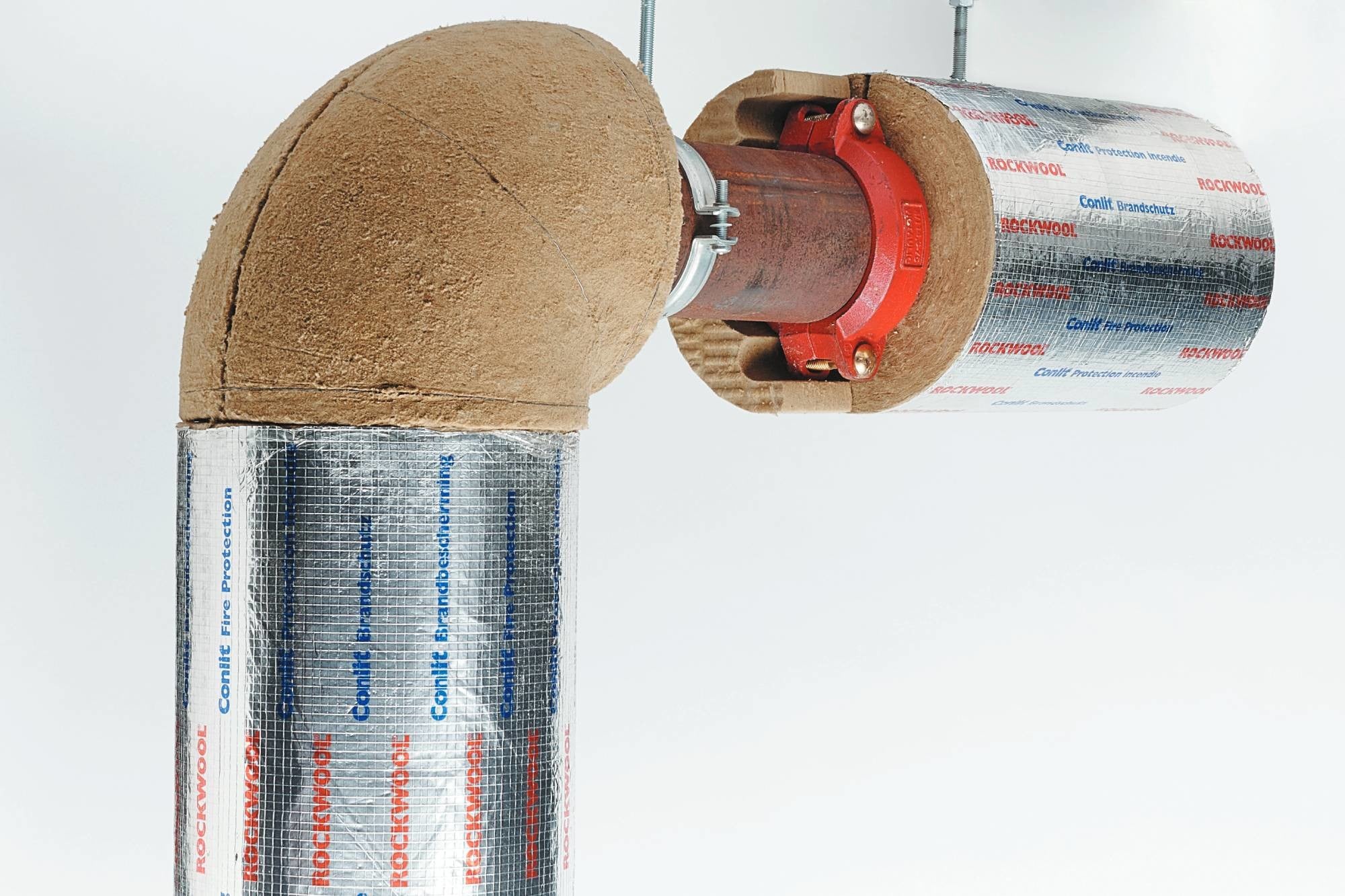 Brandschutzdämmung aus Steinwolle für Sprinkleranlagen