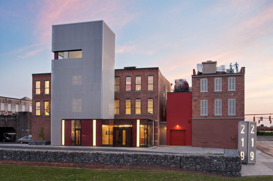 Das neue Musikzentrum mit angrenzendem Theater