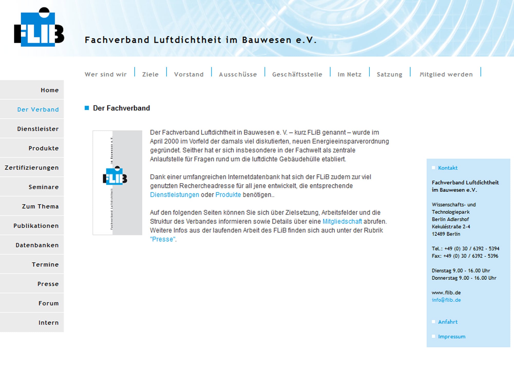 Fachverband Luftdichtheit im Bauwesen