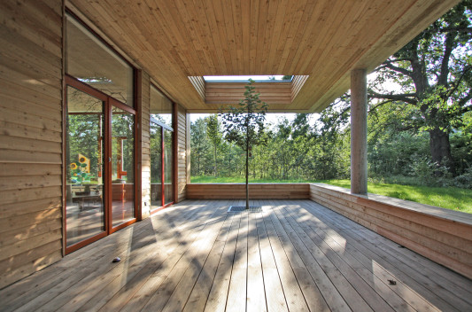 Überdachter Terrassenbereich