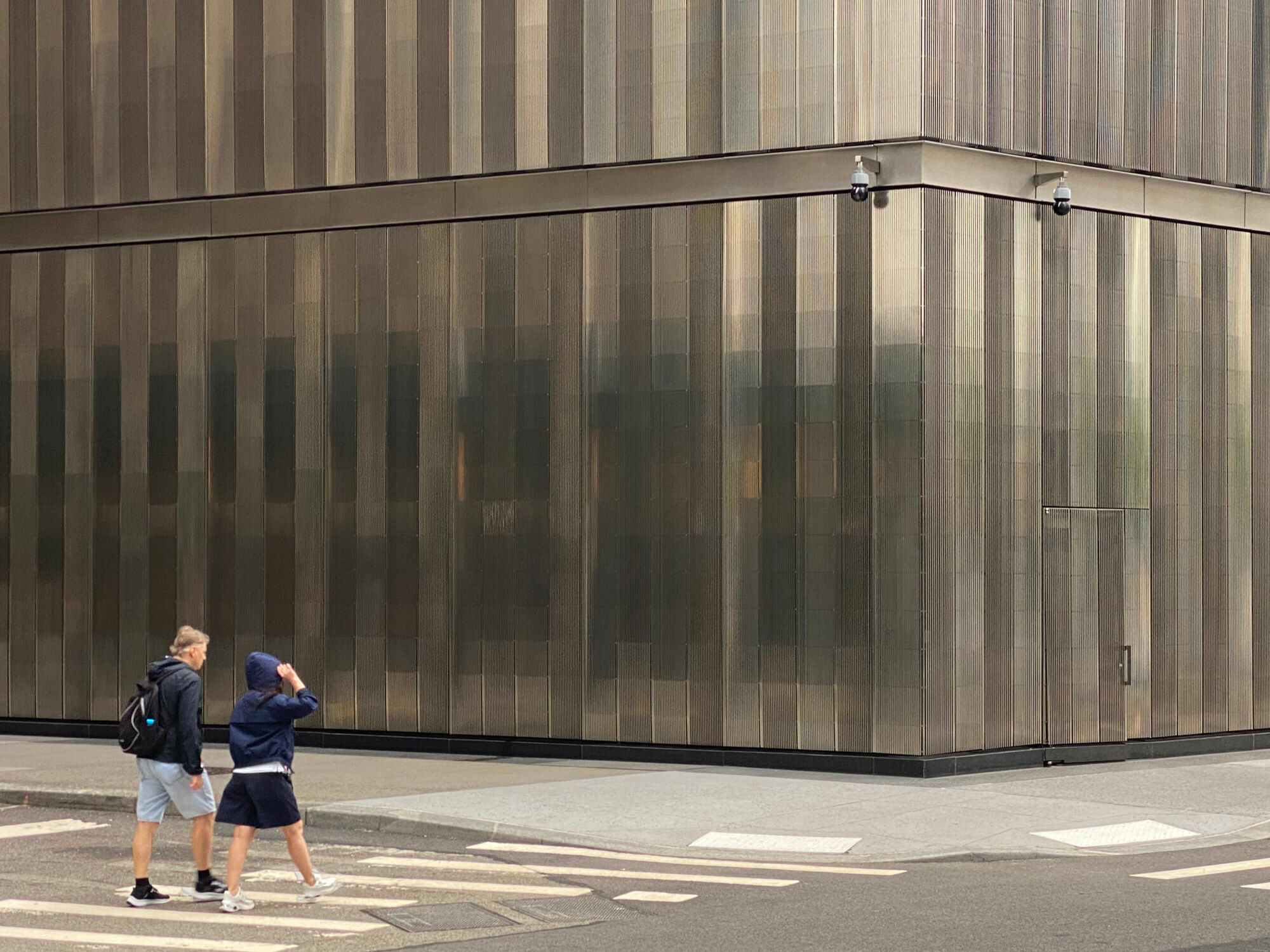 Kamerüberwachung an einer Fassade in New York