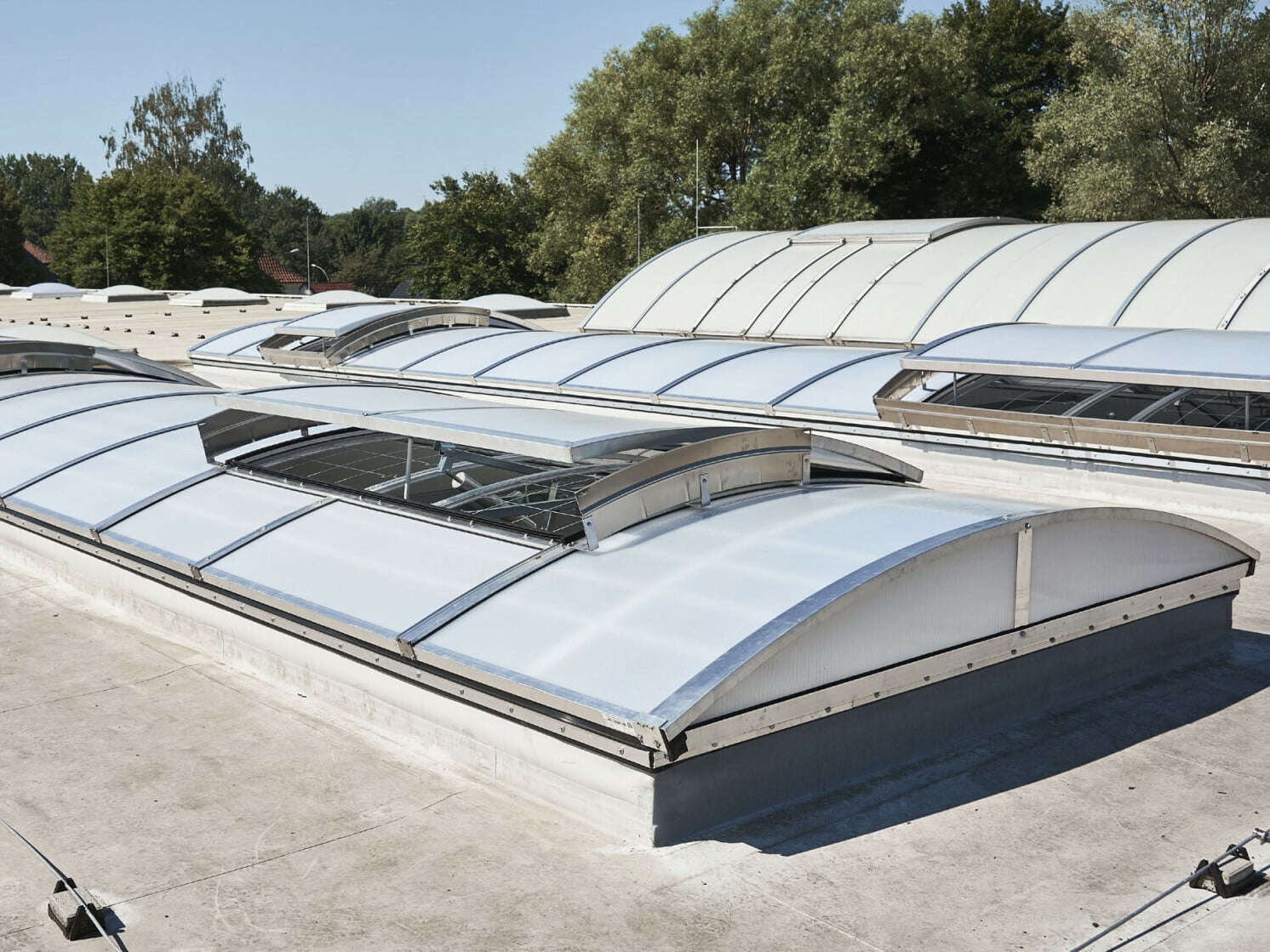 Lichtband für industrielle Flachdächer
