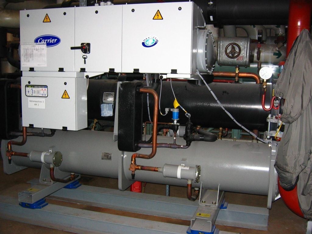 Verflüssiger, Verdampfer, Wärmeübertrager, Filter in einer Kälteanlage