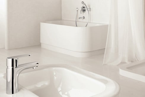 Zapfstelle in einem Badezimmer