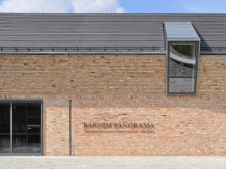 Ziegelfassade am Agrarmuseum Barnim Panorama in Wandlitz, Architekten: rw+ architekten