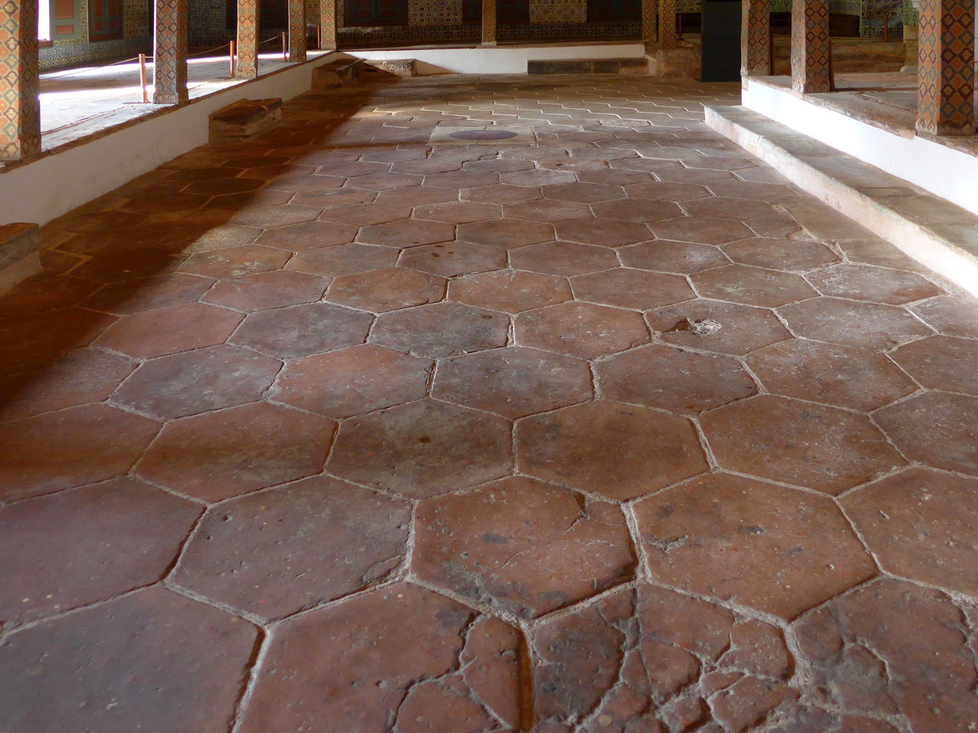 Terracottaboden im Topkapi Sarayi, Istanbul