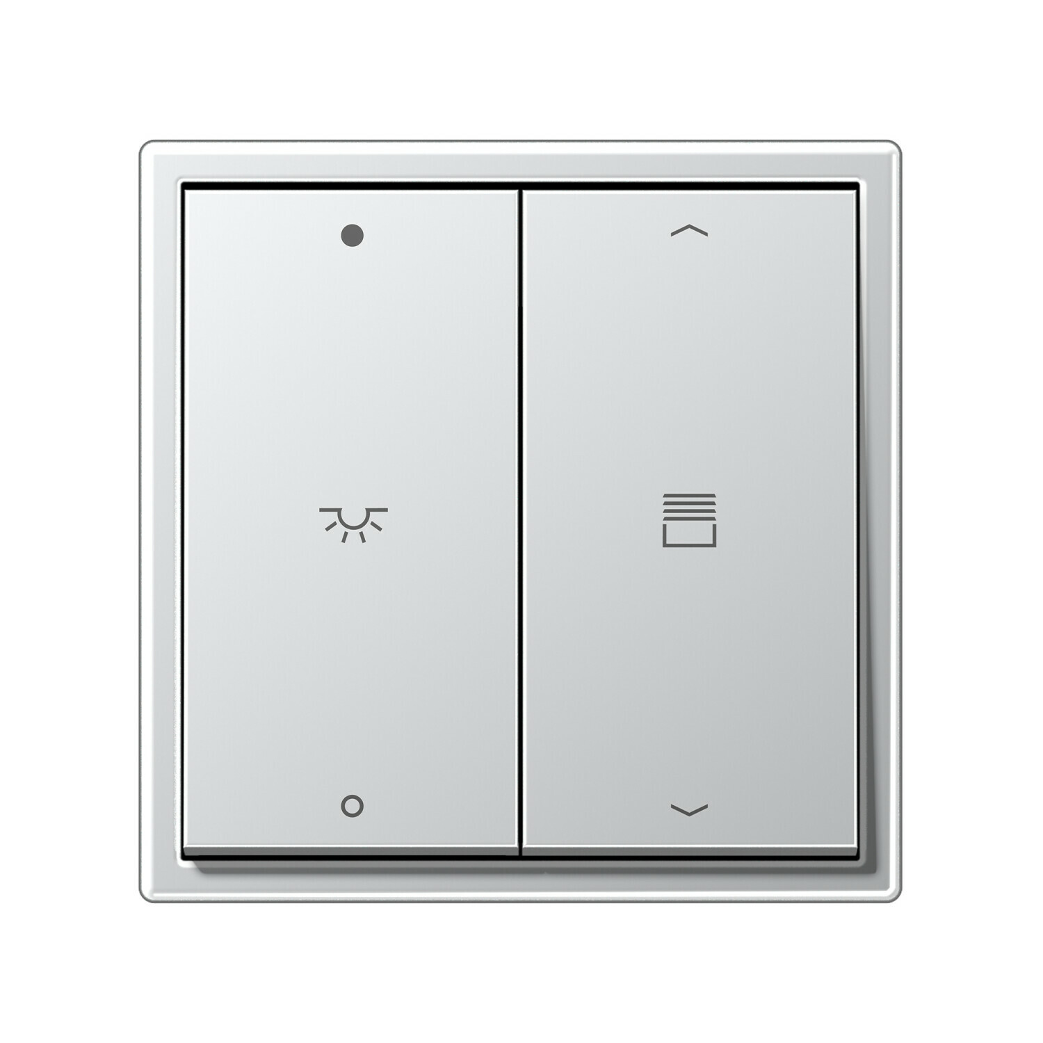 KNX Taster zur Steuerung von Beleuchtung und Lüftung