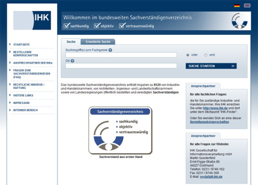 D - Sachverständigenverzeichnis der IHK
