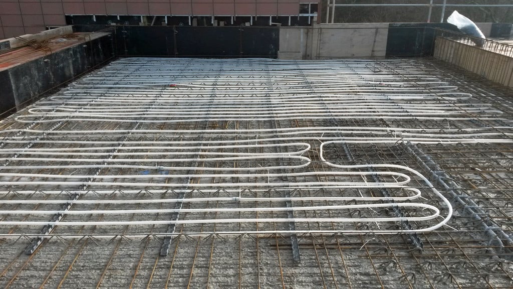 betondecke thermisch aktivierte spachteln material betondecke thermisch aktivierte spachteln material