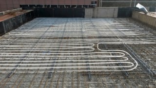 Thermisch aktivierte Betondecke 
